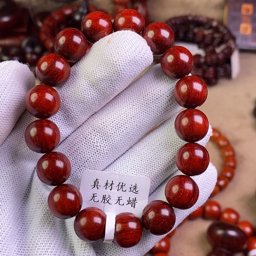 小叶紫檀手串/手链s**y无胶无蜡12泥料