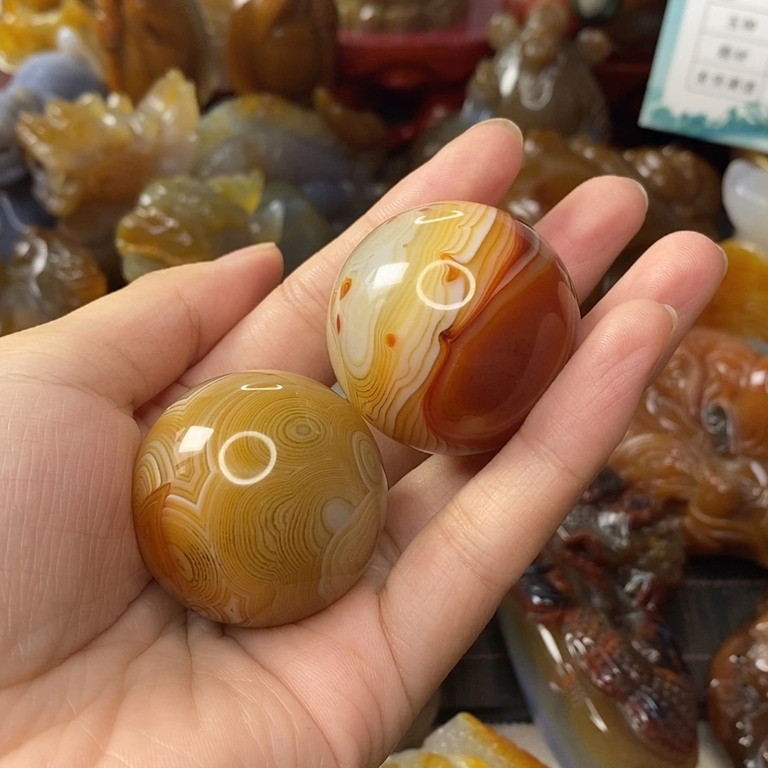 未镶嵌手把件玛瑙/玉髓