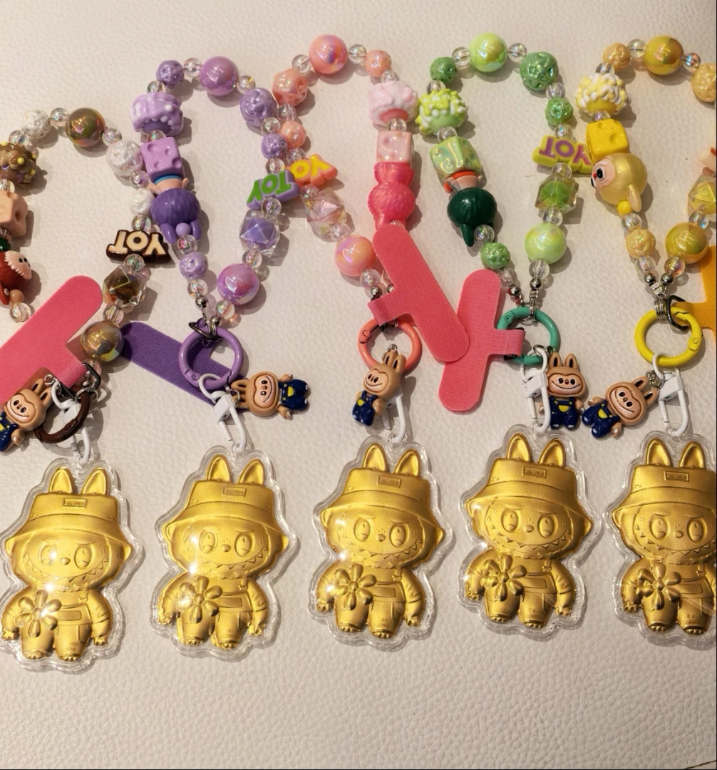含金工艺品水贝新款【邪恶拉布布】手机包包挂件潮款钥匙扣