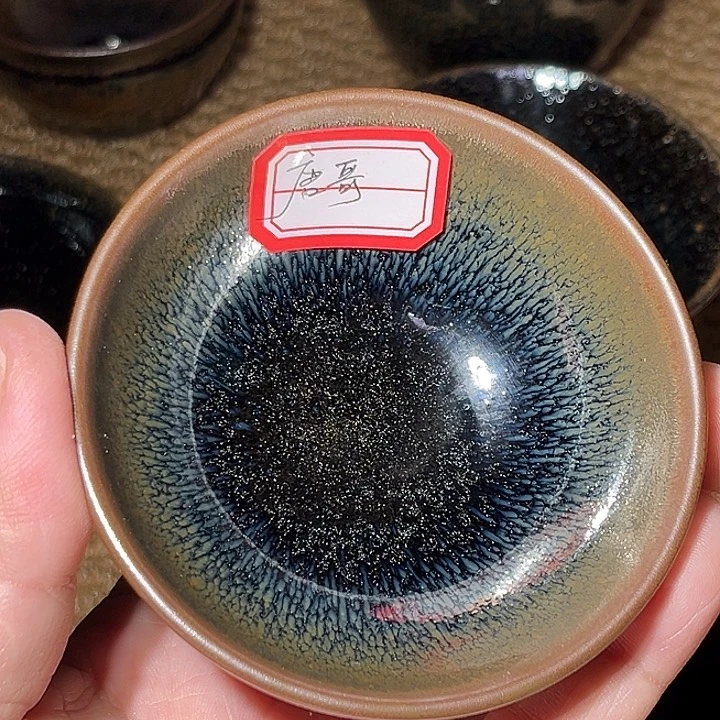唐***2茶盏传统原矿釉柴烧建盏
