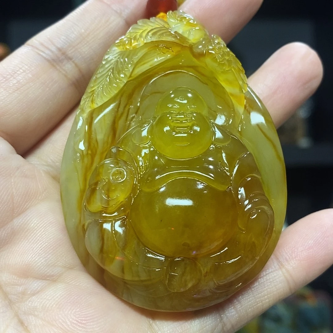 未镶嵌岫玉挂件吊坠项链