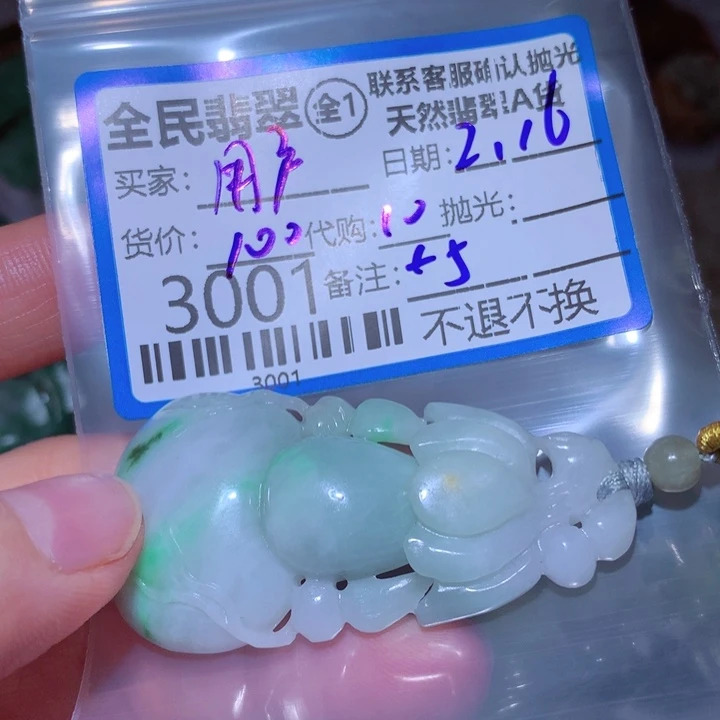 翡翠颈饰未镶嵌用****5