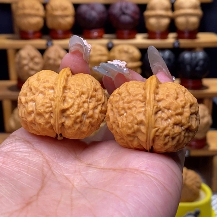 文玩核桃把件石奎元宝23号37尺