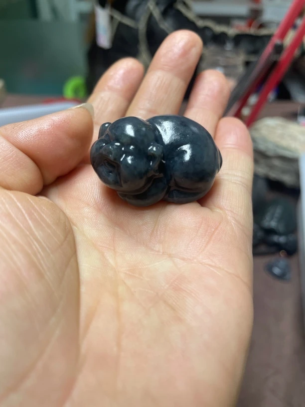 和田玉 福猪 吊坠