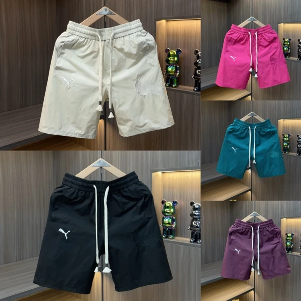 2025.夏季多色贴布绣百搭休闲短裤.610