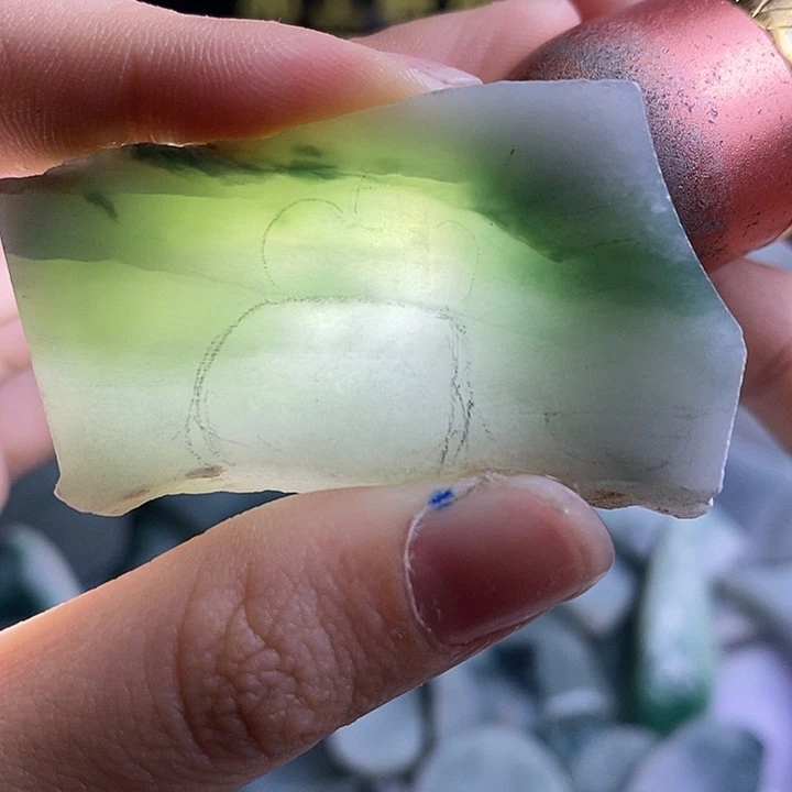 翡翠裸石纯天然翡翠