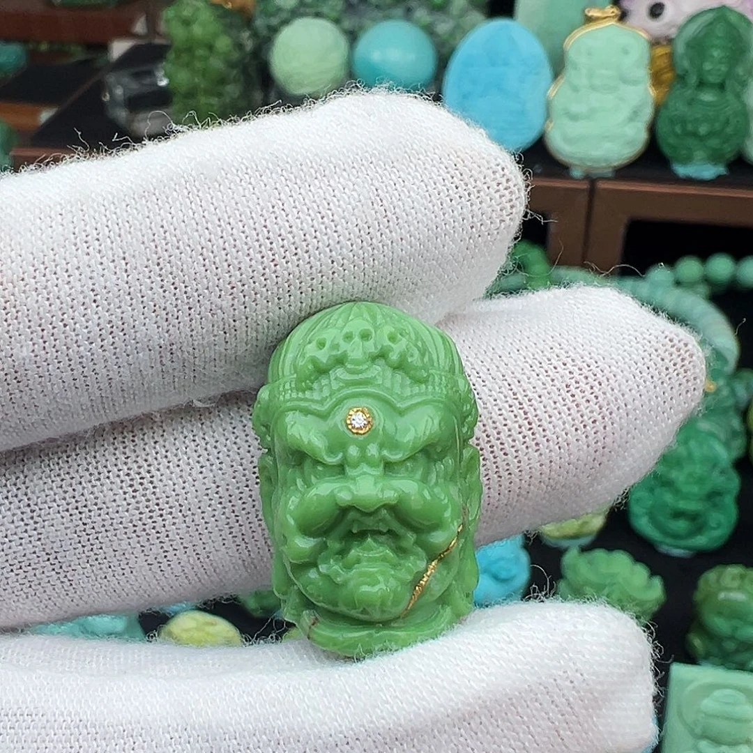 绿松石未镶嵌绿松石主播璐璐