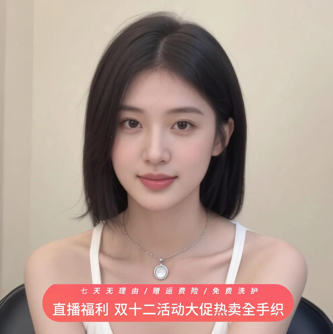 热卖款【全手织裸感仿生工艺】全真发递针妈生大头皮轻薄逼真隐形