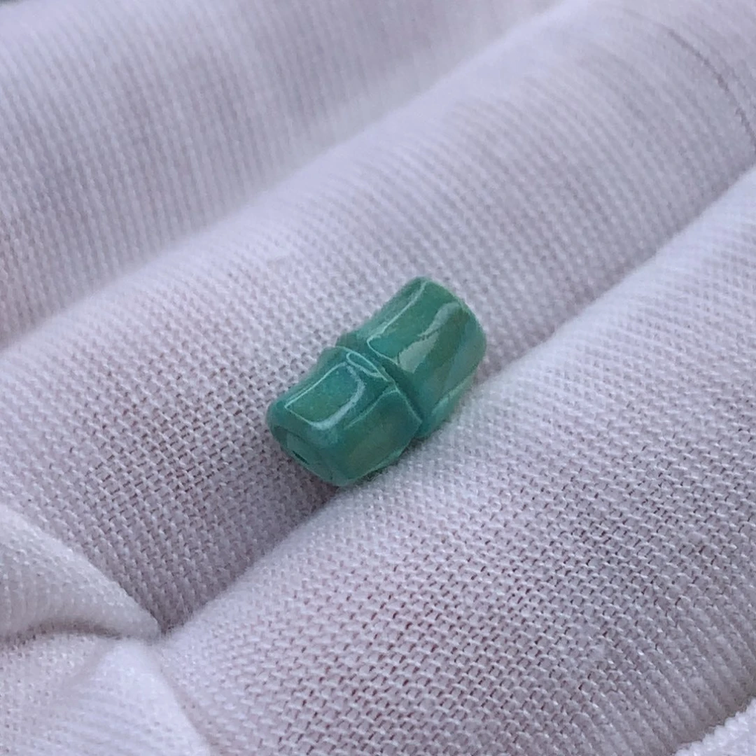 绿松石未镶嵌珠宝奇石原矿绿松石小竹节