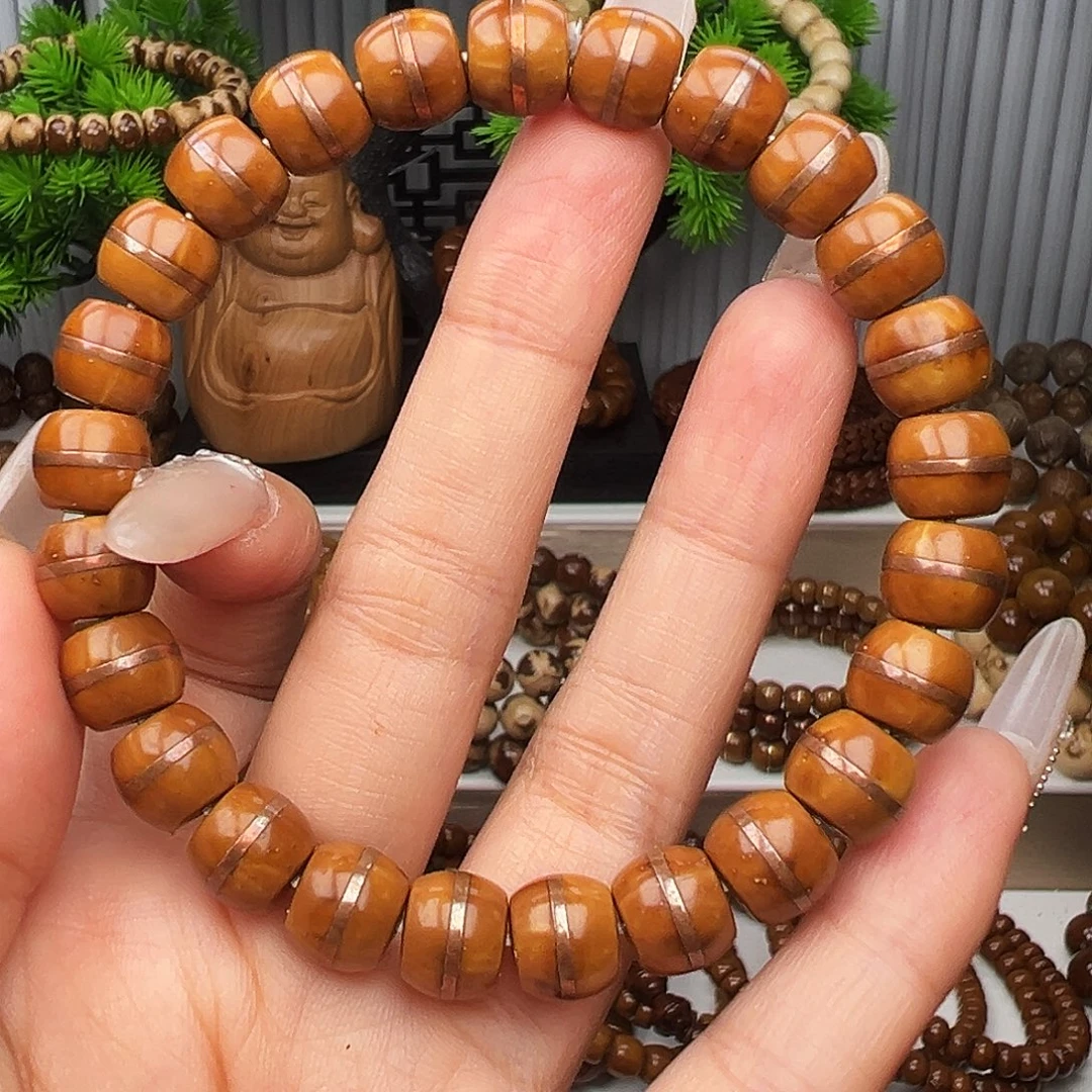 手串紫金鼠卡10黄皮一线天