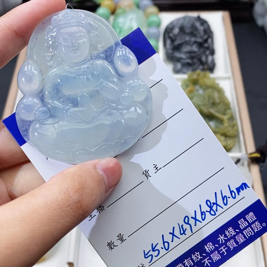 翡翠未镶嵌颈饰大*们缅甸翡翠a货