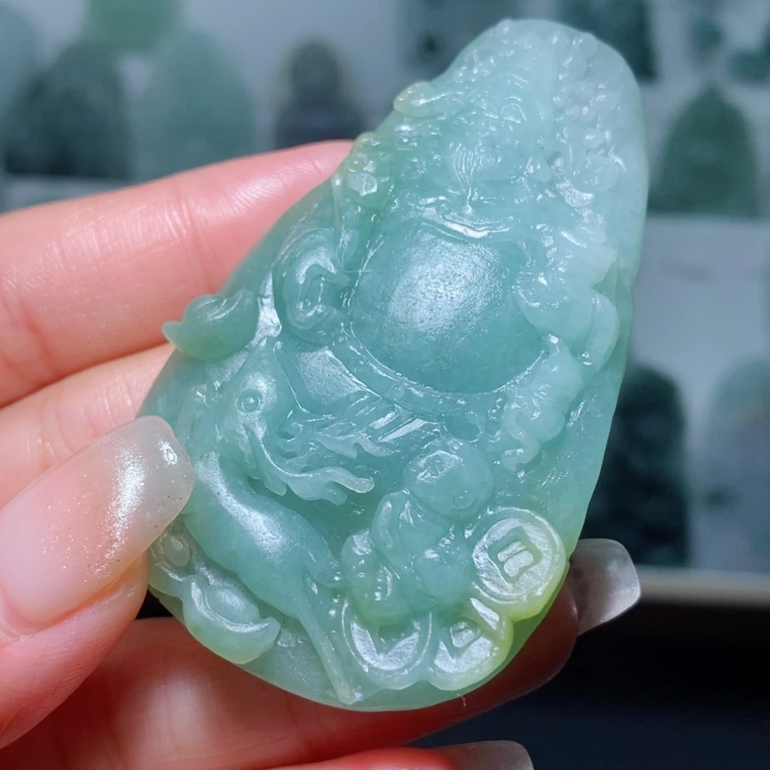 定制翡翠未镶嵌定制吊坠