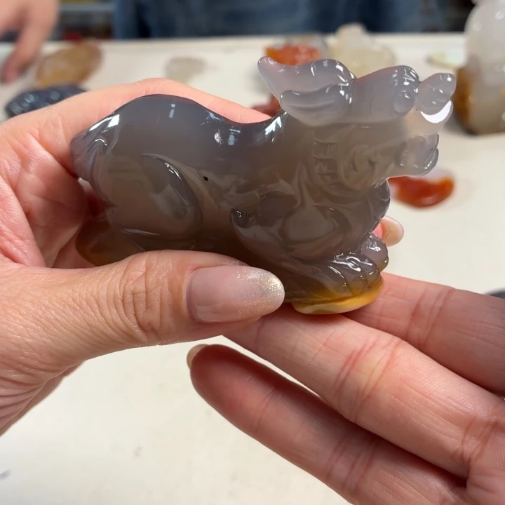 玛瑙/玉髓未镶嵌吊坠(不含链)