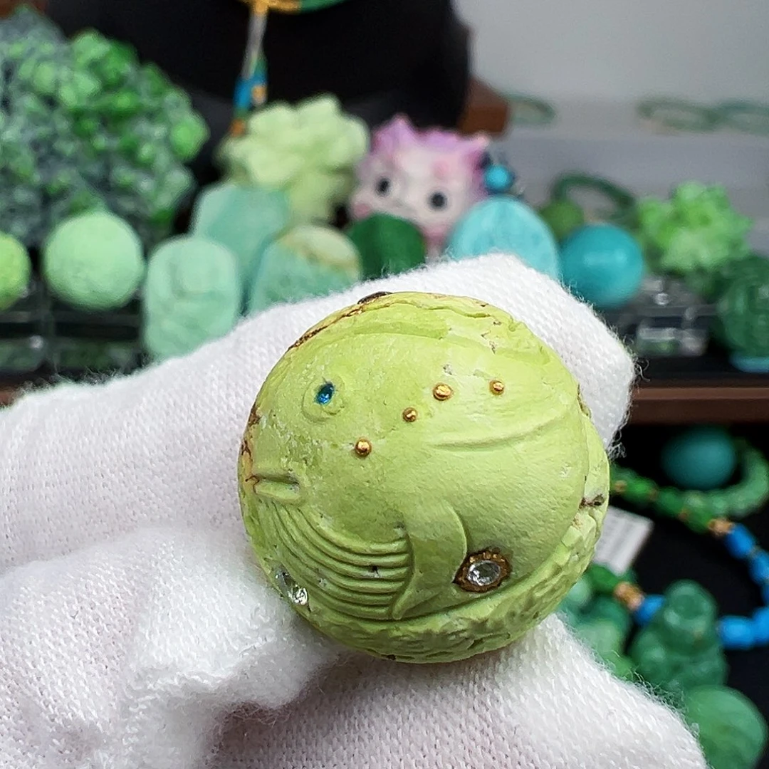 绿松石未镶嵌绿松石主播璐璐