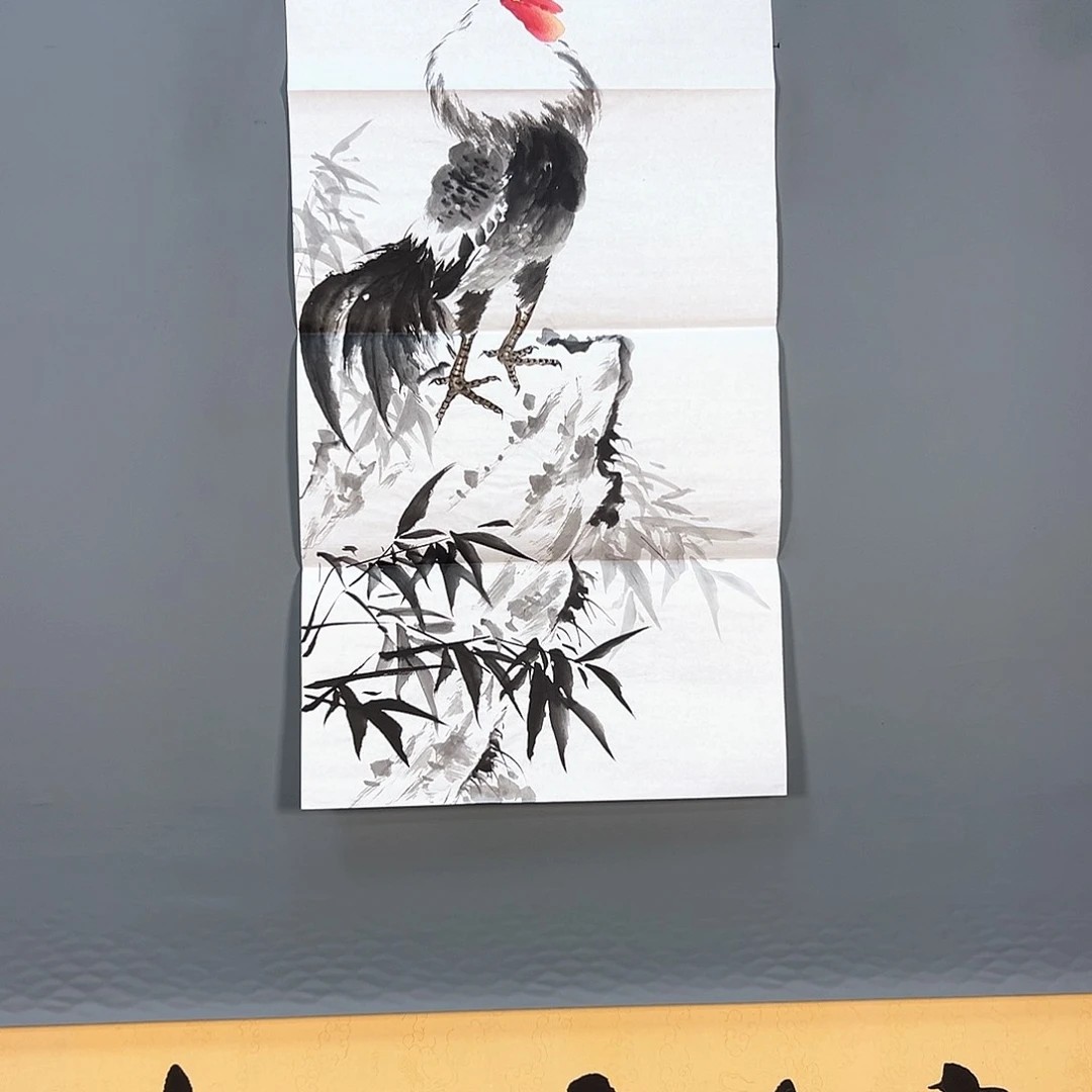 国画518 花鸟和蝴蝶都在天上