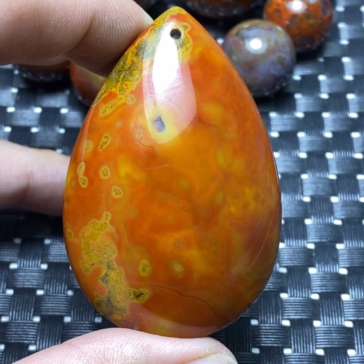 玛瑙/玉髓颈饰未镶嵌老**o