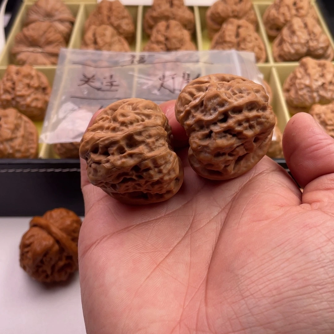 文玩核桃把件40蛤蟆0636