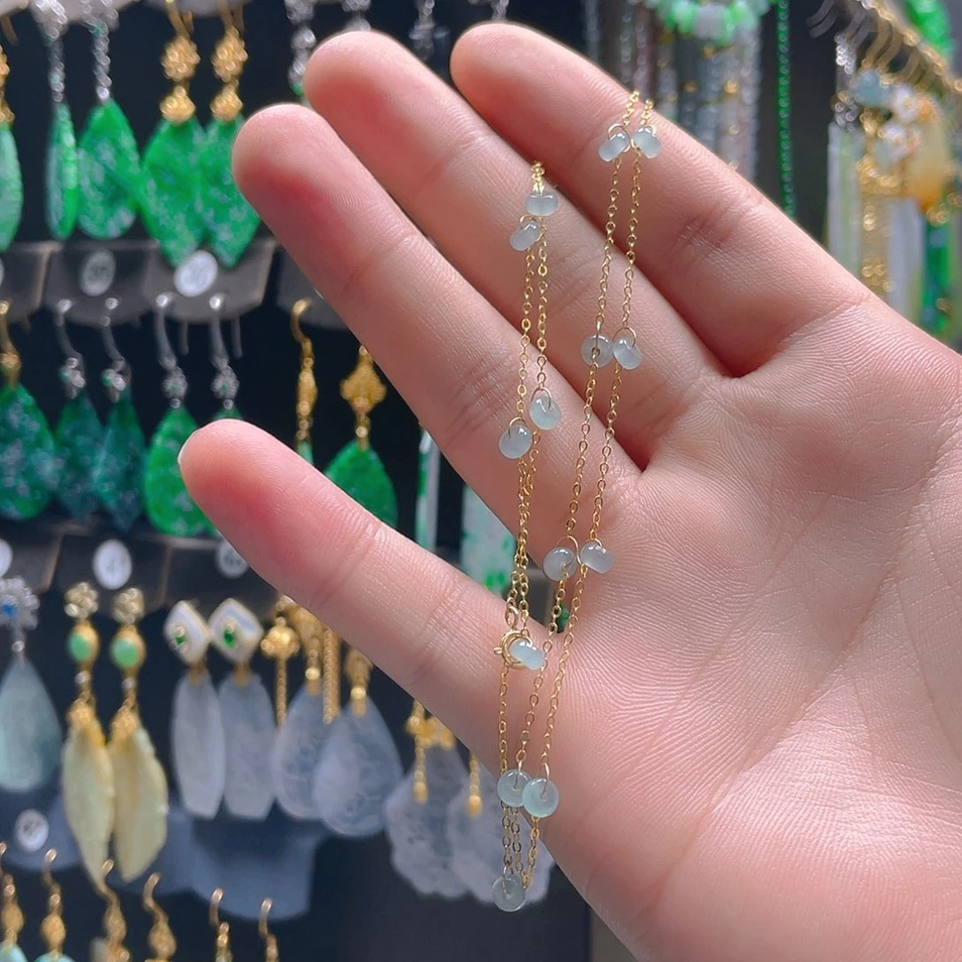 翡翠未镶嵌耳饰翡翠