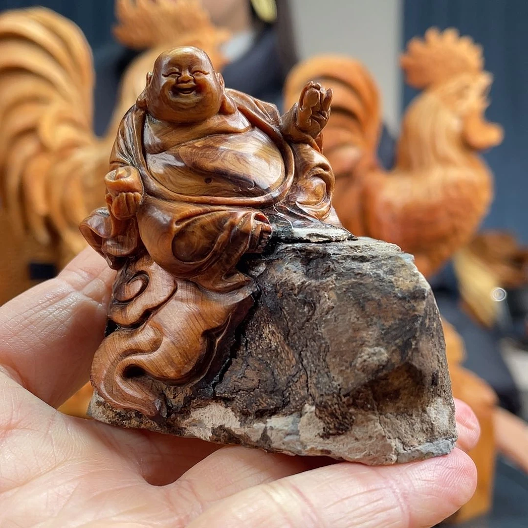 柏木（崖柏）手把件