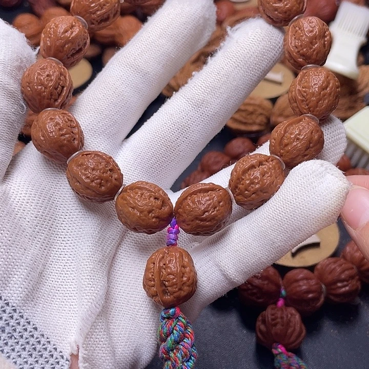 文玩核桃把件小罗汉头16