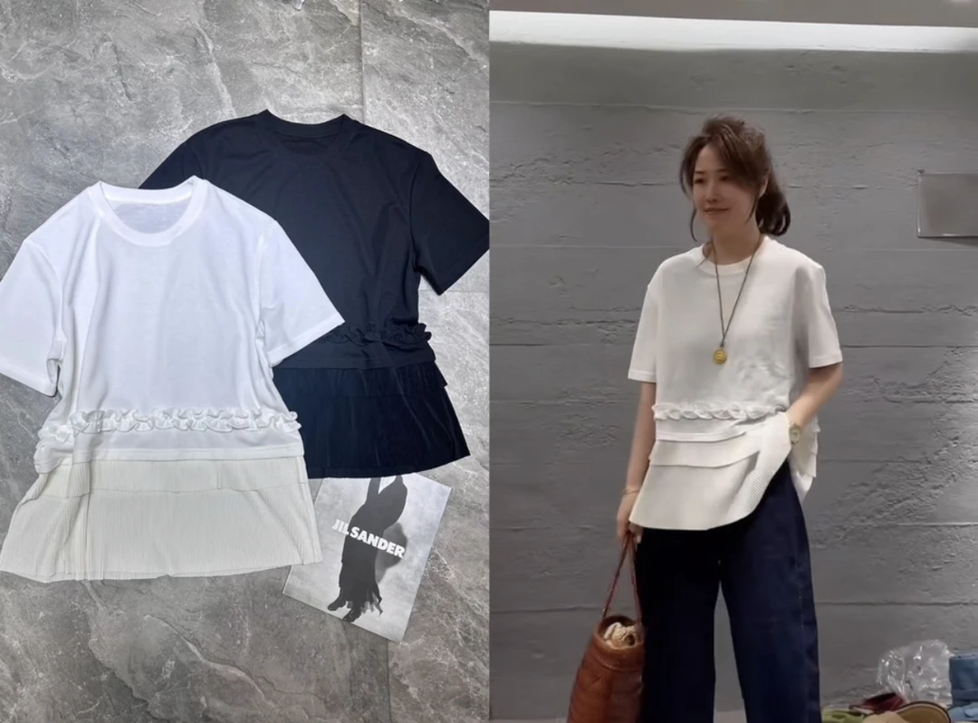 【BAI】短袖T恤女新款夏季宽松上衣32508
