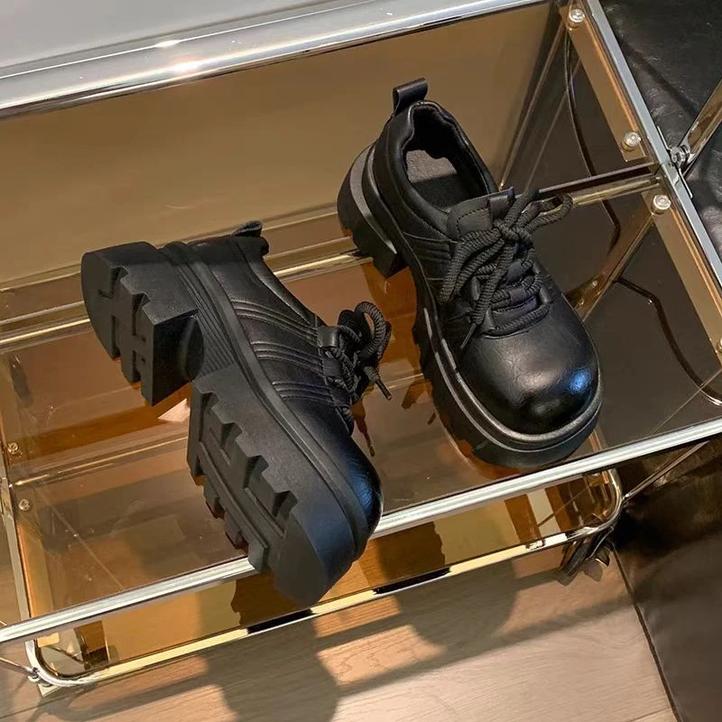 【新疆包邮】25年新款春季厚底复古金属乐福鞋M8802