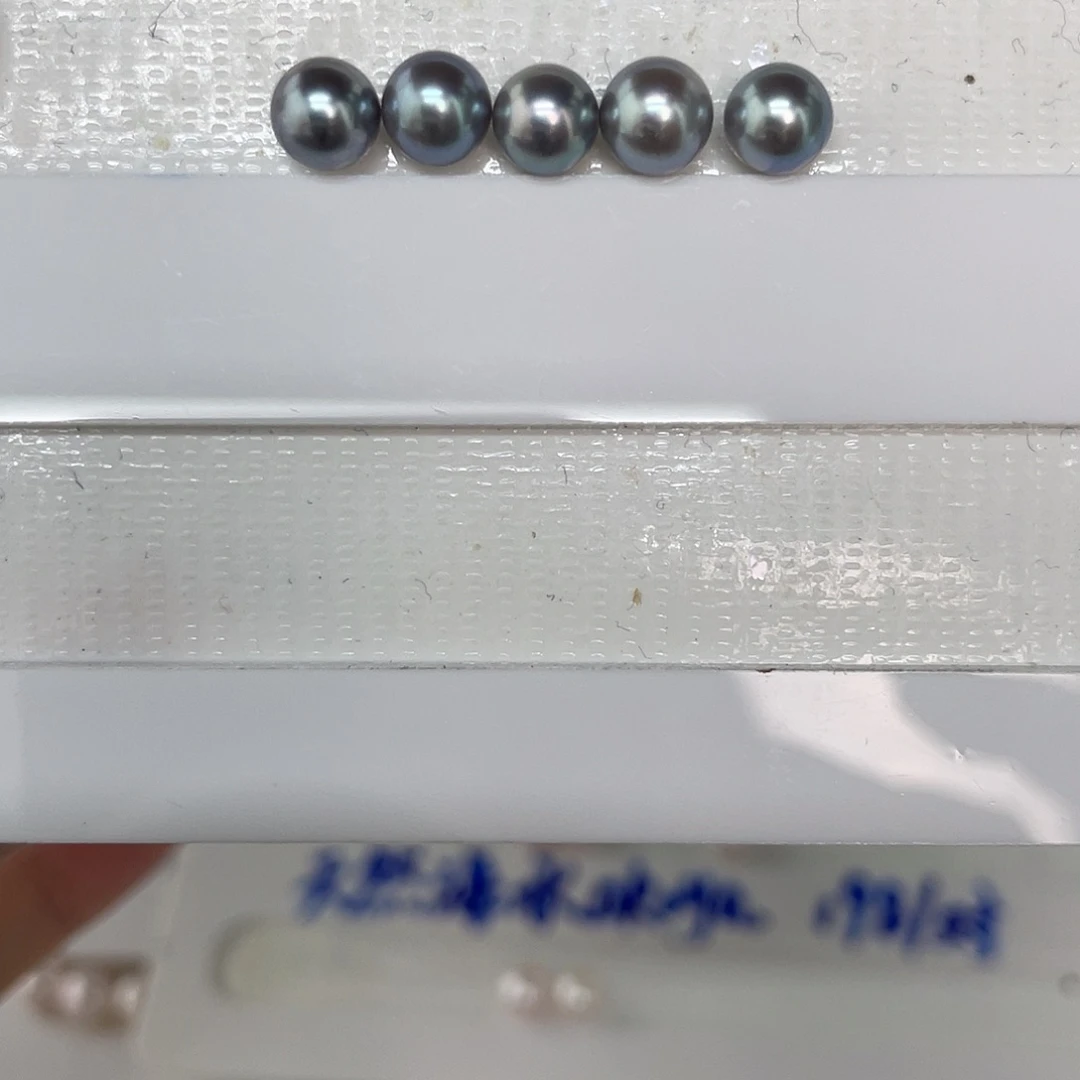 定制海水珍珠未镶嵌裸珠五颗真多麻