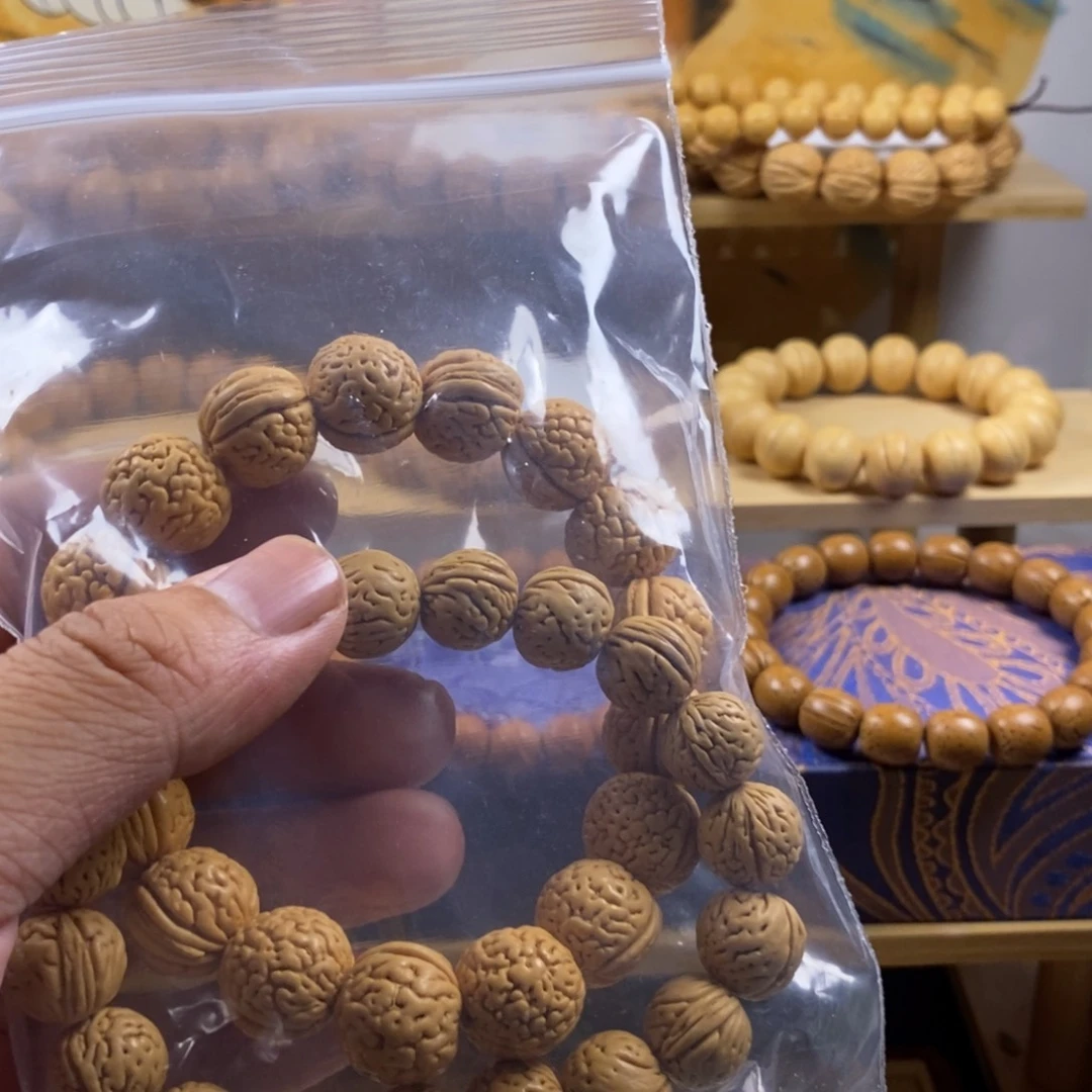 得***笑桃核吊坠桃核单圈原皮