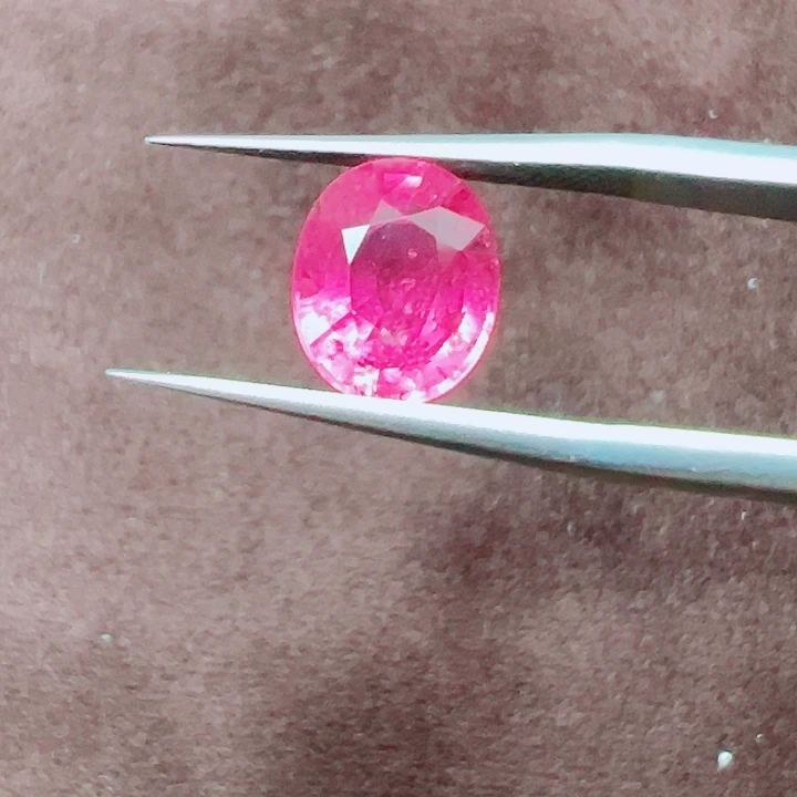 裸石碧玺未镶嵌3ct 天然阿富汗卢比莱碧玺