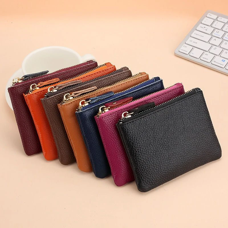 短款小钱包软皮手拿小包钥匙包卡包硬币包情侣女士卡位防磁卡包