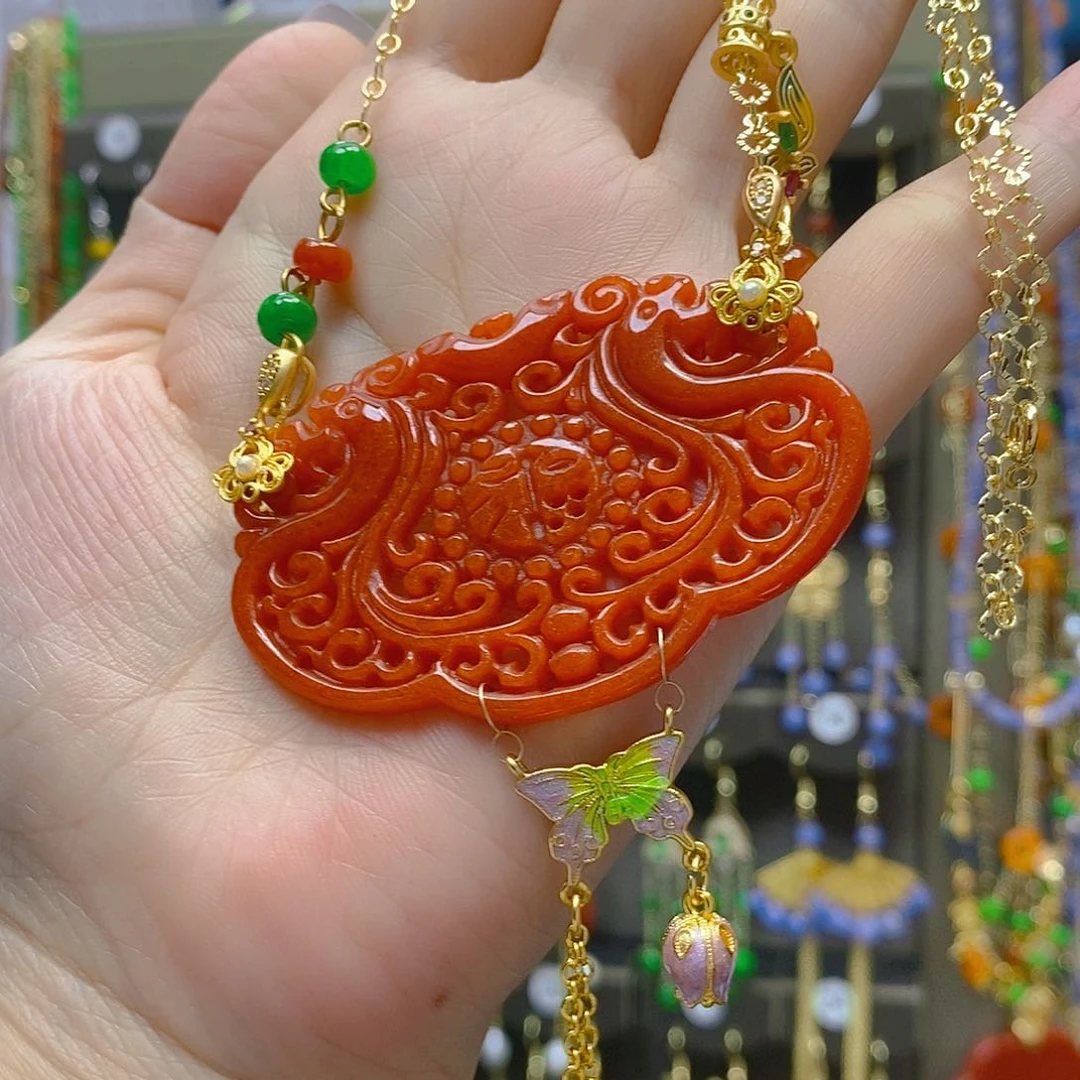 翡翠合金耳饰翡翠