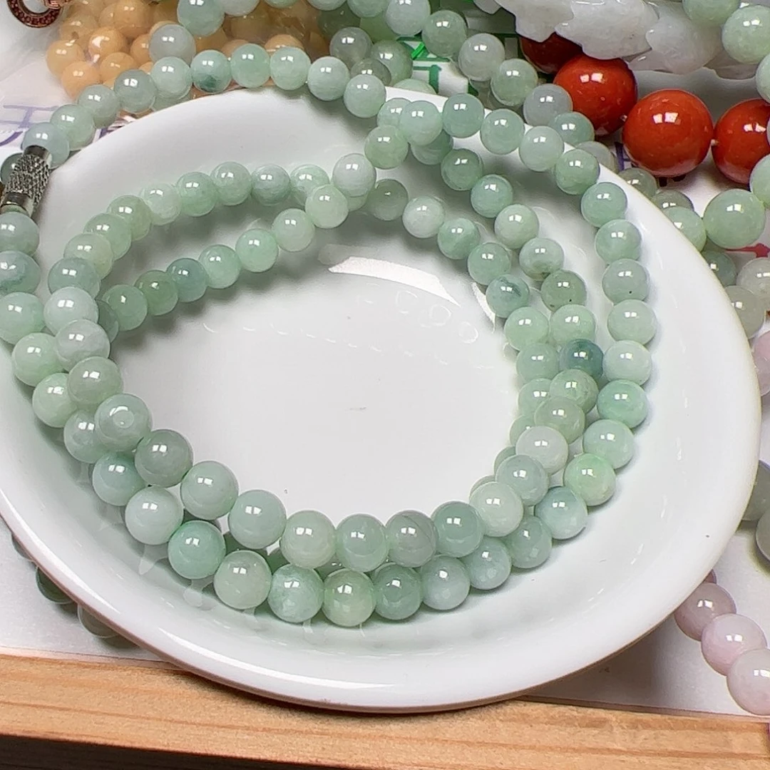 【闪购商品】翡翠手链未镶嵌顺**生卡5++