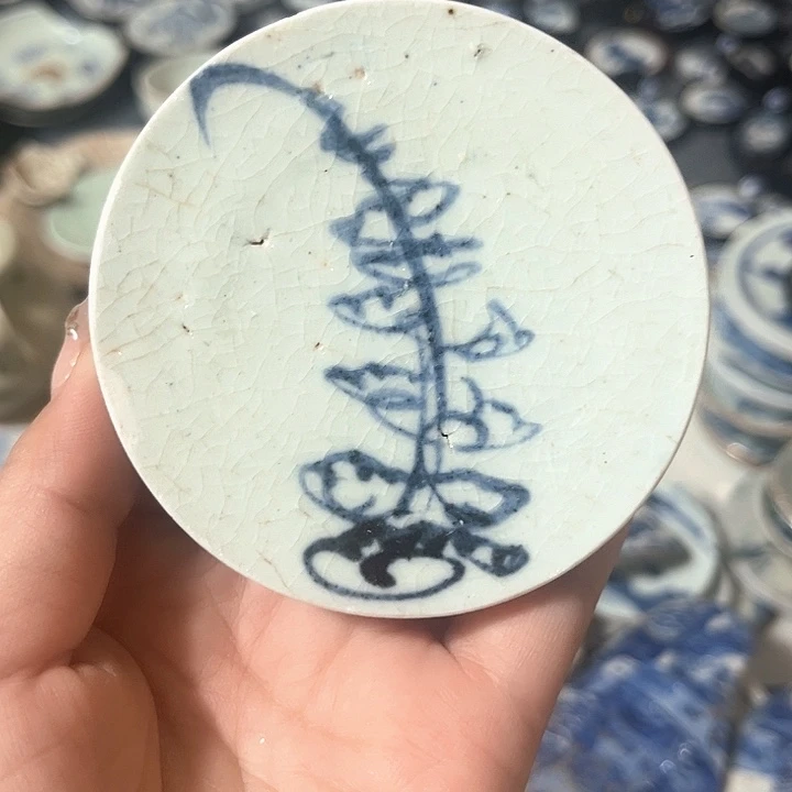 瓷片瓷片茶托喝茶非常不错