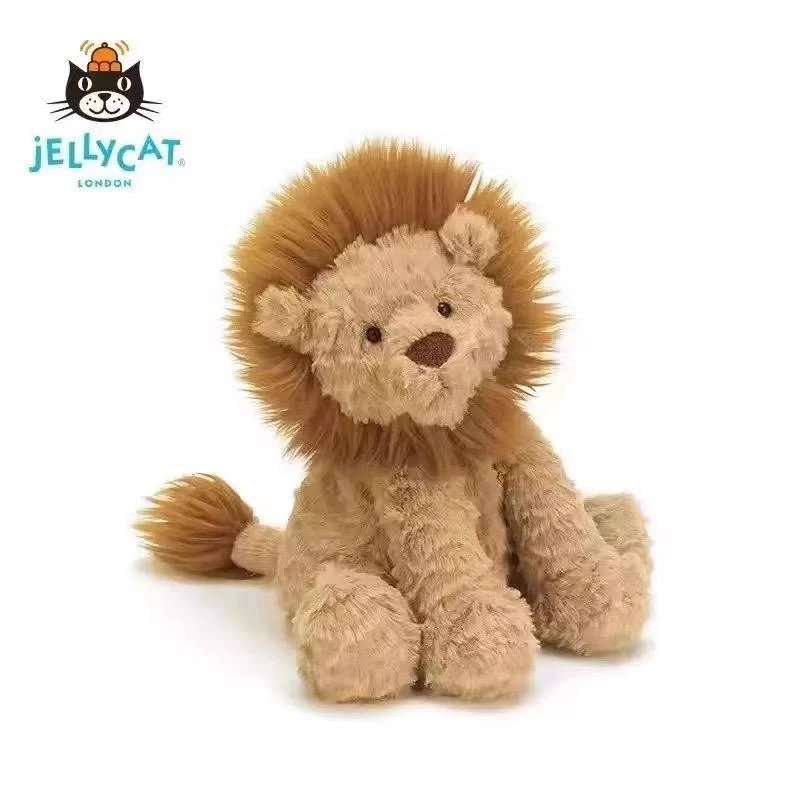 英国Jellycat波浪毛狮子毛绒公仔柔软陪伴安抚玩具可爱玩偶送礼物