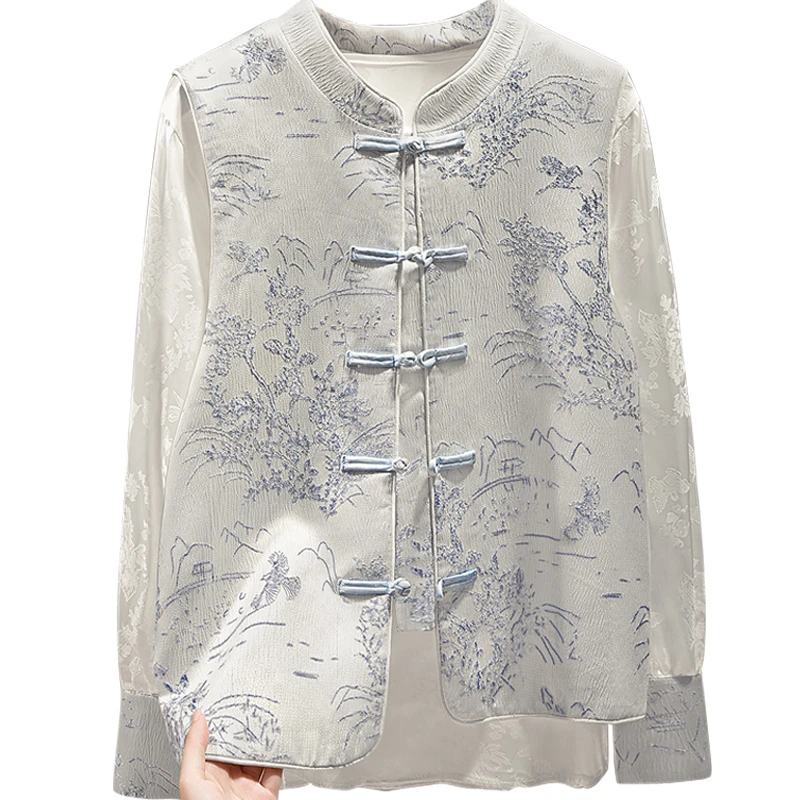 丝柏舍2025冬季欧若风国风立领马甲短款新中式马夹S51B0866J