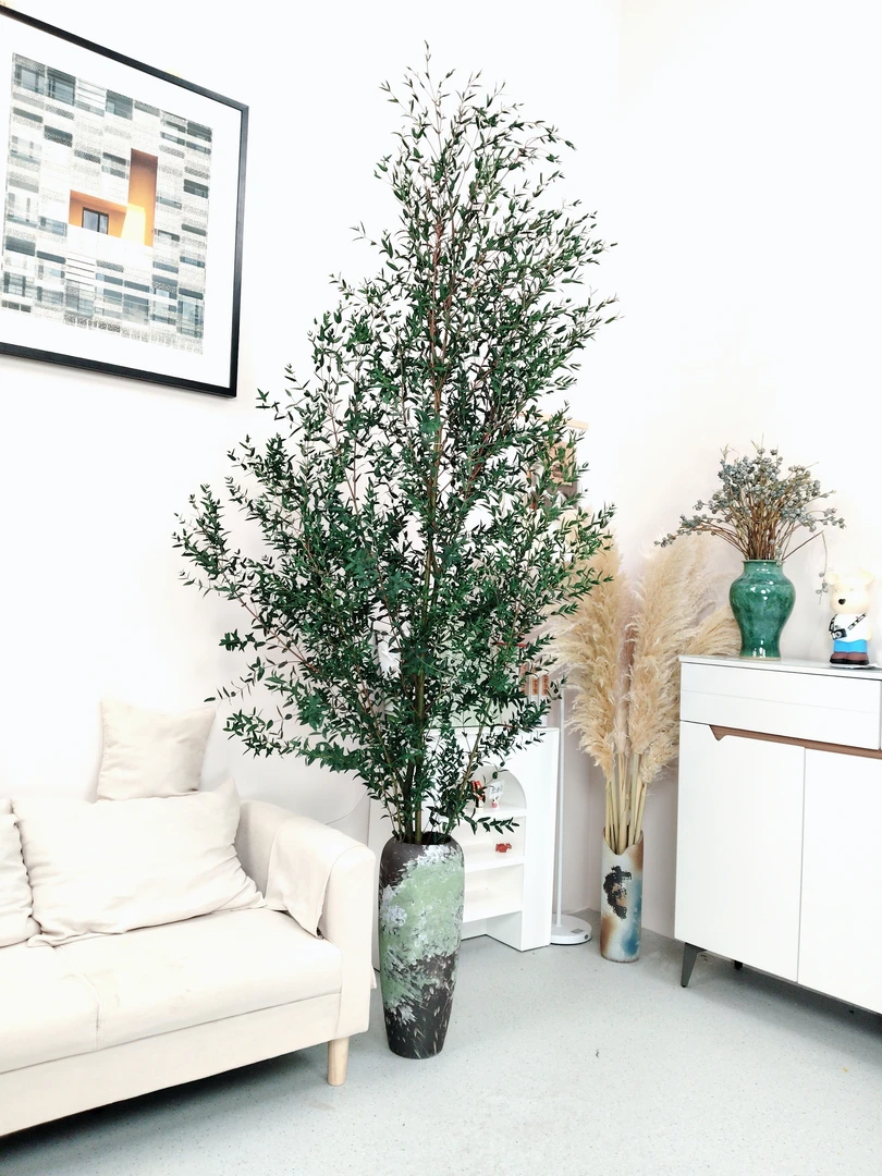 【绿色尤加利叶1.8-1.9米】澳洲进口尤加利细叶永生花轻奢家居装饰