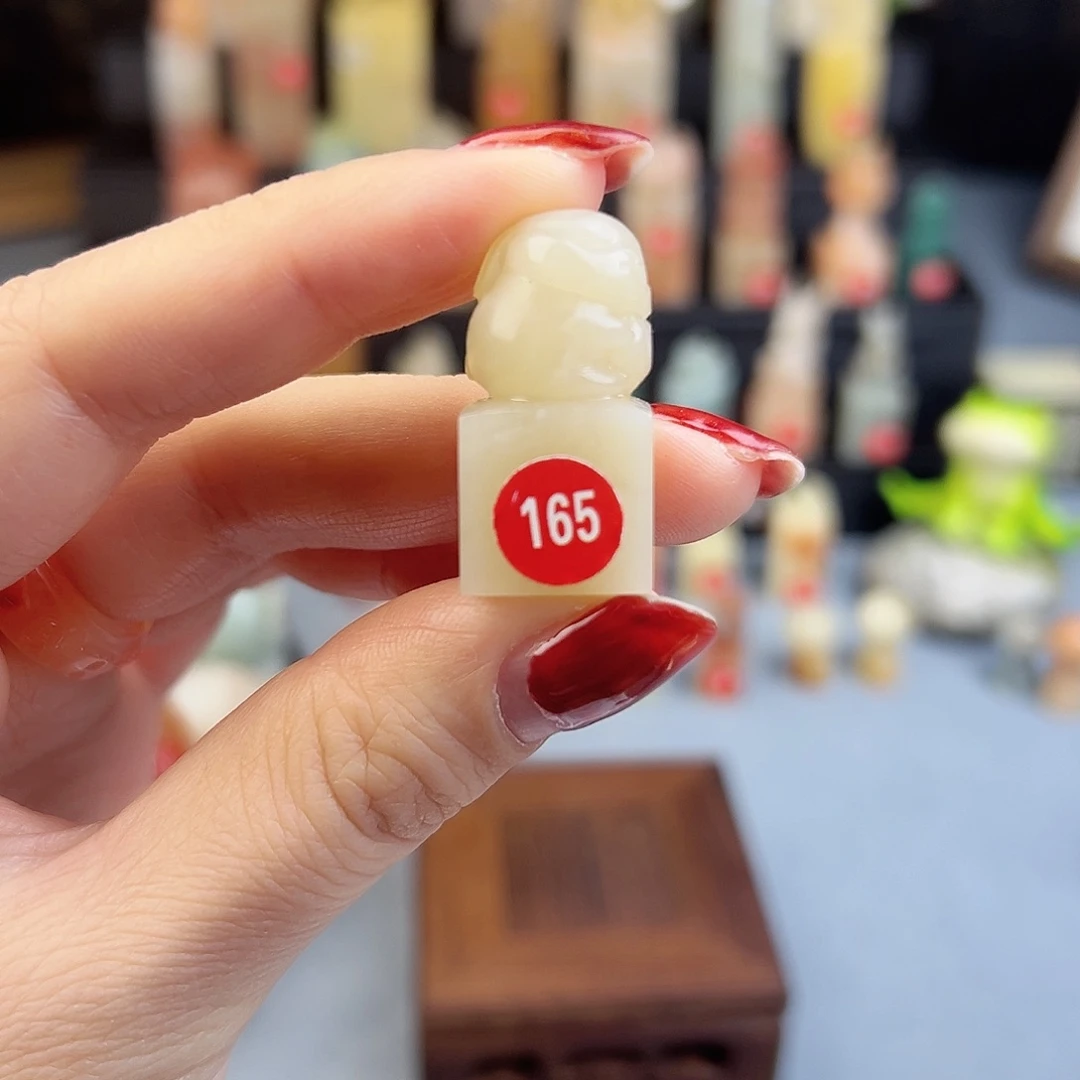 老挝石印石1.4×1.4×3包刻四字