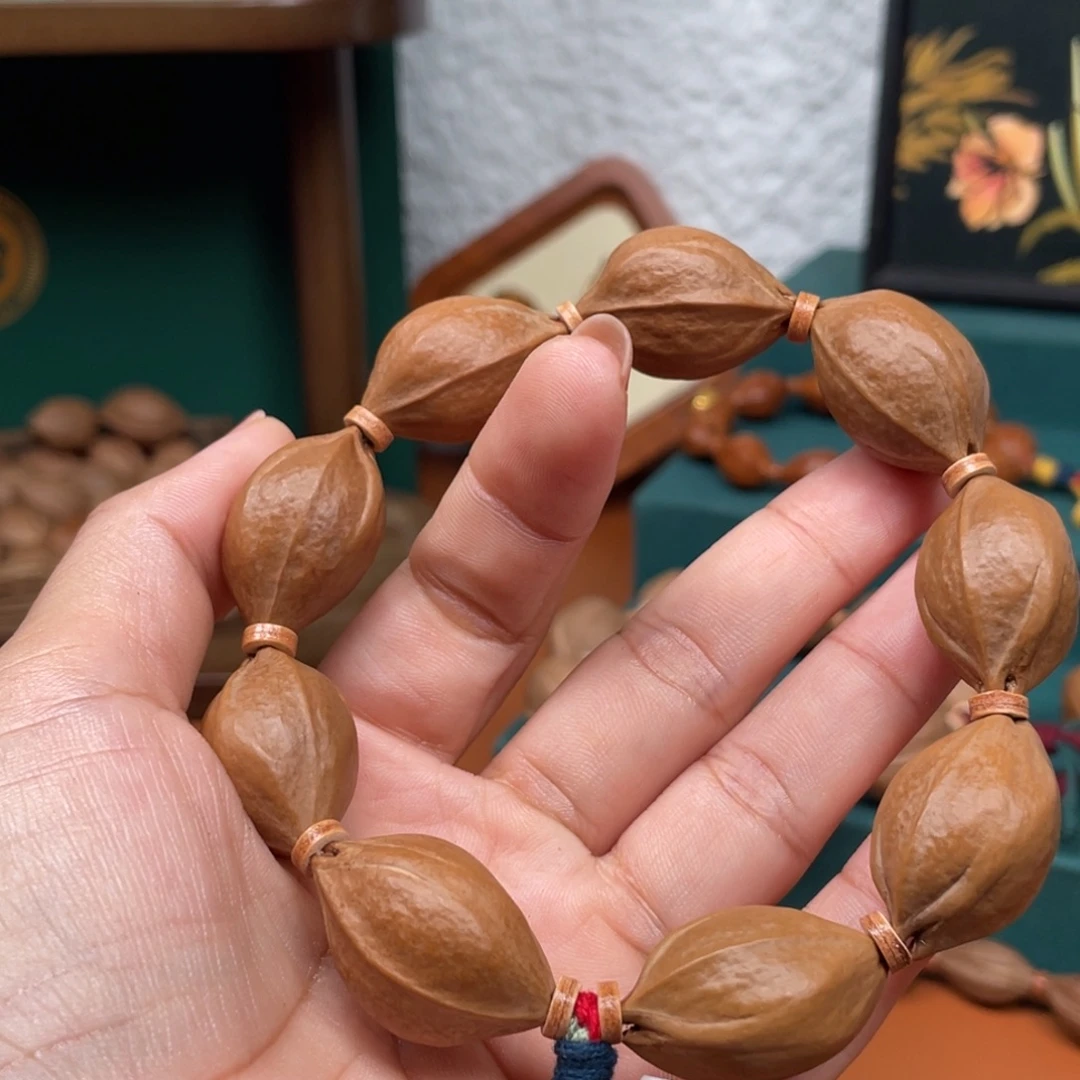 卷***卷橄榄核手串/手链18-27铁核