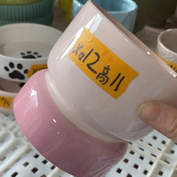 陶盆有孔 瑕疵针孔漏釉介意勿拍外高 11外口12