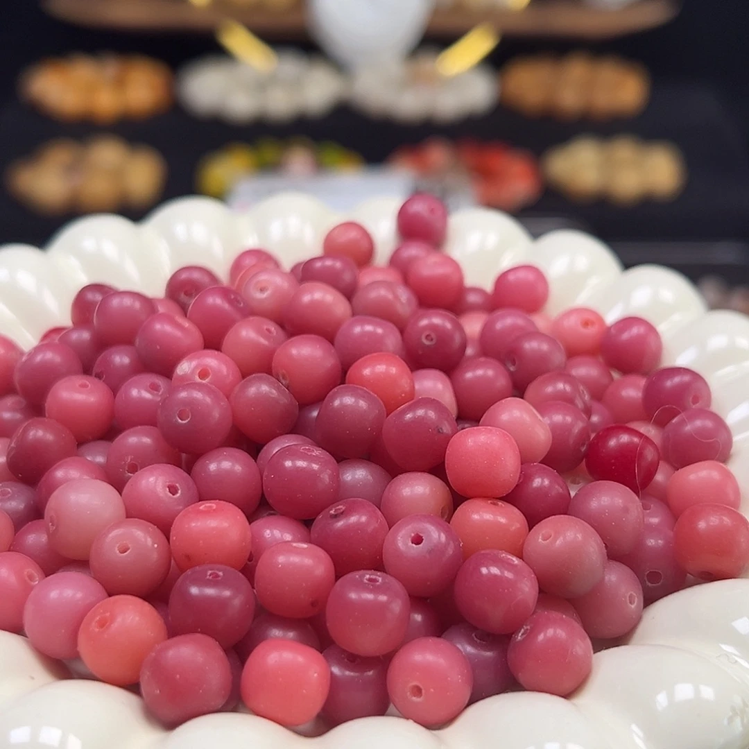 手串菩提根/象牙果微瑕卡10乌梅子酱桶150颗