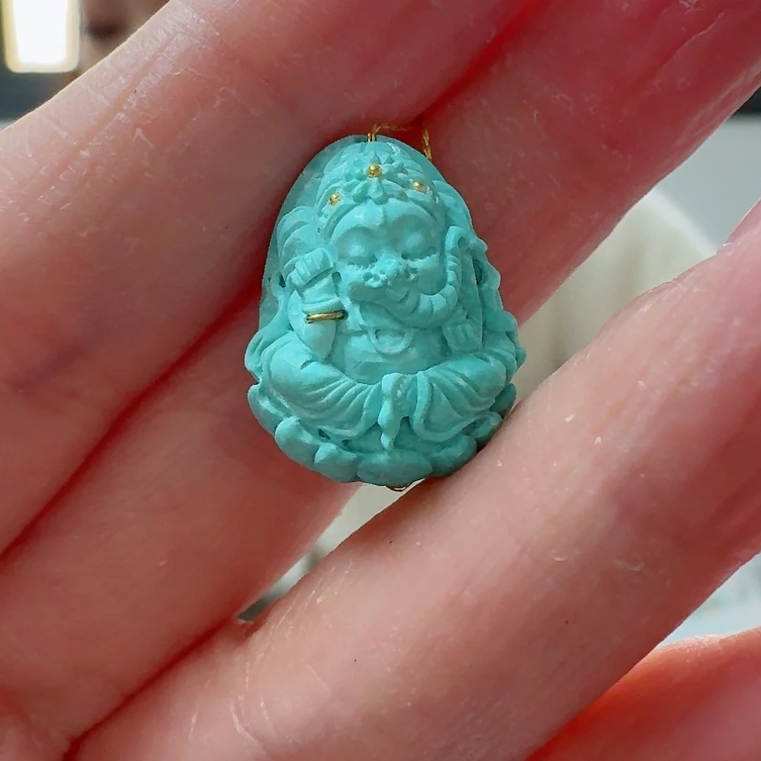 绿松石珠宝奇石未镶嵌