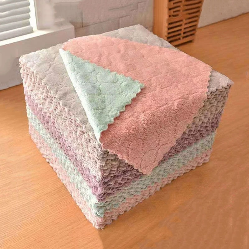 西邮哥【新疆包邮】抹布吸水厨房清洁去油毛巾洗碗布家用刷碗清洁布