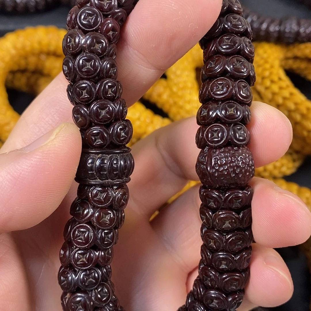 紫金鼠手串配饰钱币14