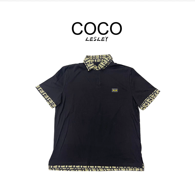 COCO LESLEY  恶魔之眼宽松POLO领短袖
