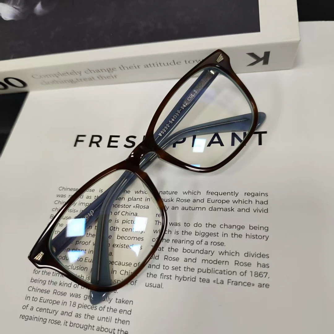 百搭复古黑框平光大框方框潮流眼镜  131款