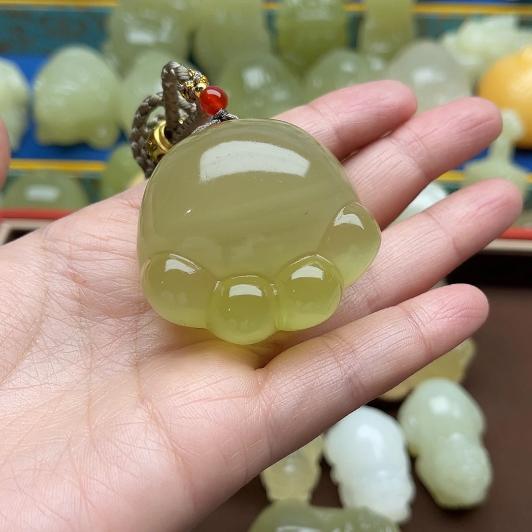 火***玉天然桌面小摆件