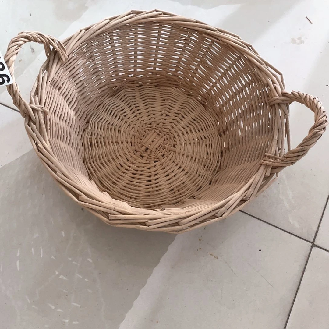 中号柳编双耳托版