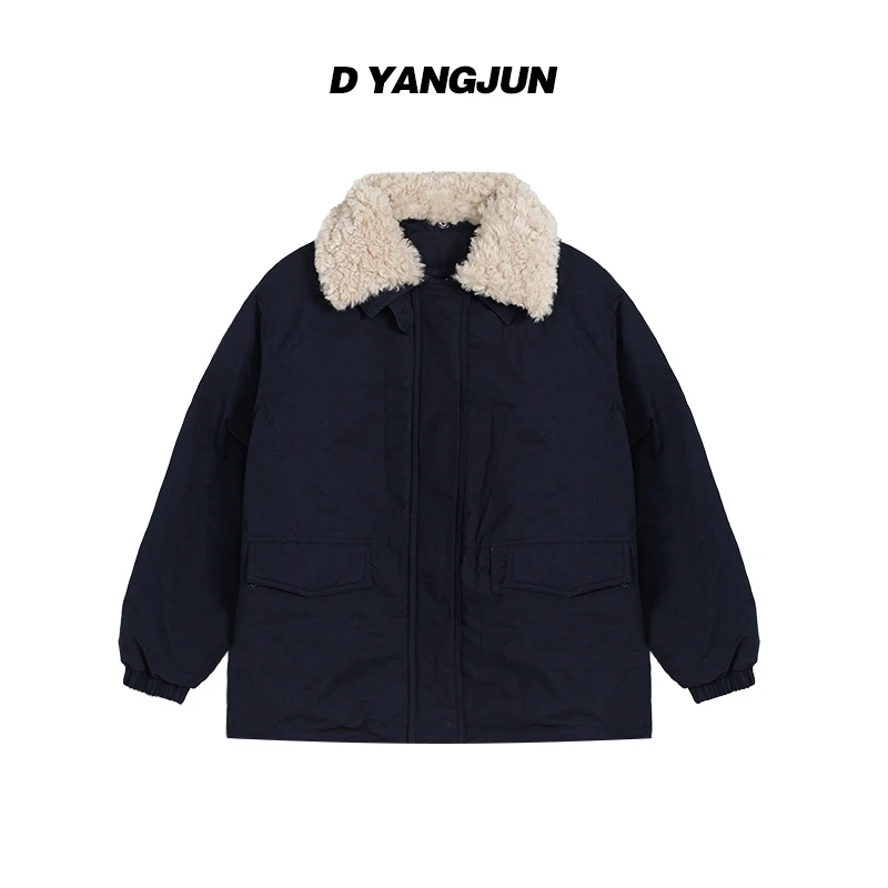 D YANGJUN【年中福利】可拆毛翻领90白鸭绒羽绒服