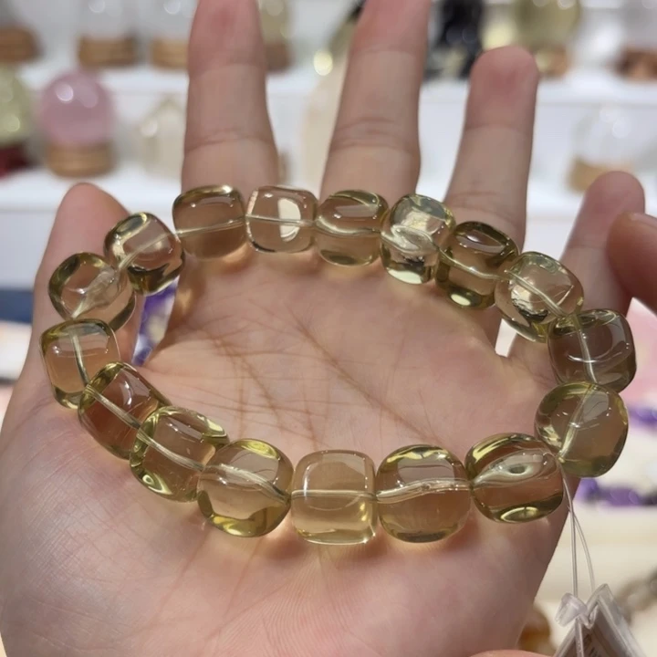 未镶嵌手链水晶黄水晶