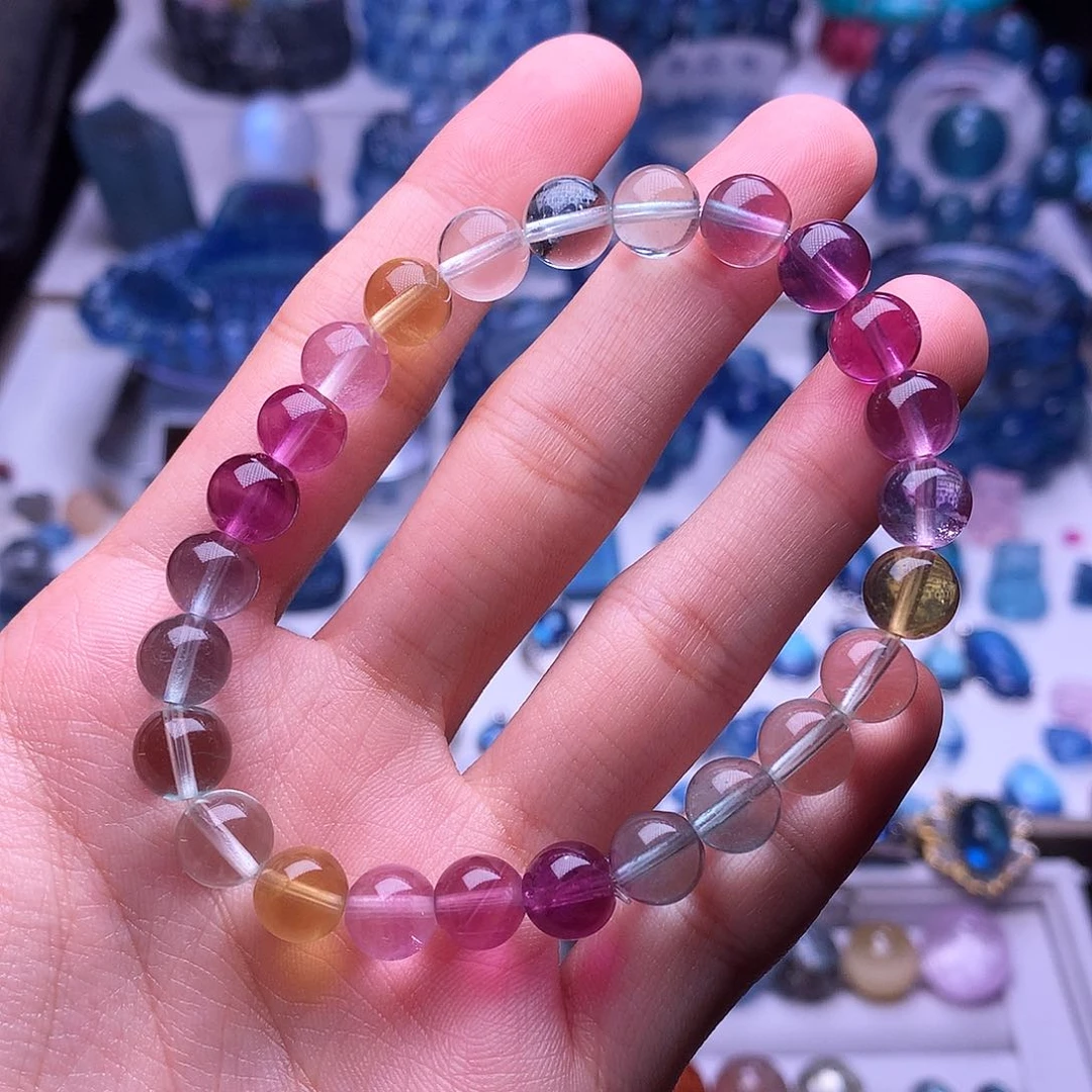 未镶嵌手链水晶多样性